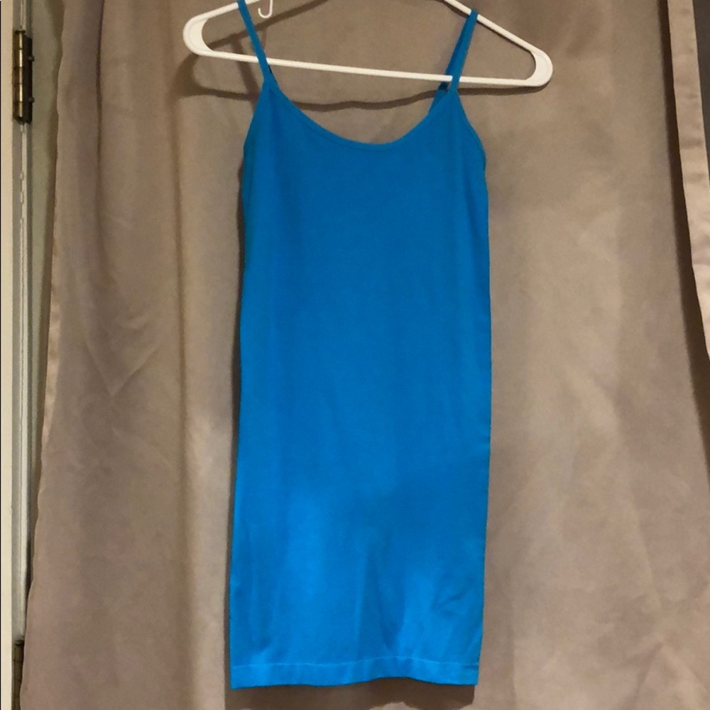 Turquoise Camisole Bodycon Dress